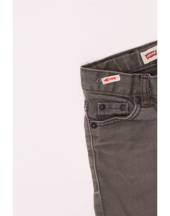 Levi's Ragazzi 511 Jeans slim invecchiati 4-5 anni W22 L18 Cotone grigio