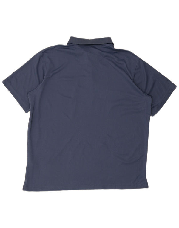 Polo Columbia Omni-Wick da uomo XL in poliestere blu navy