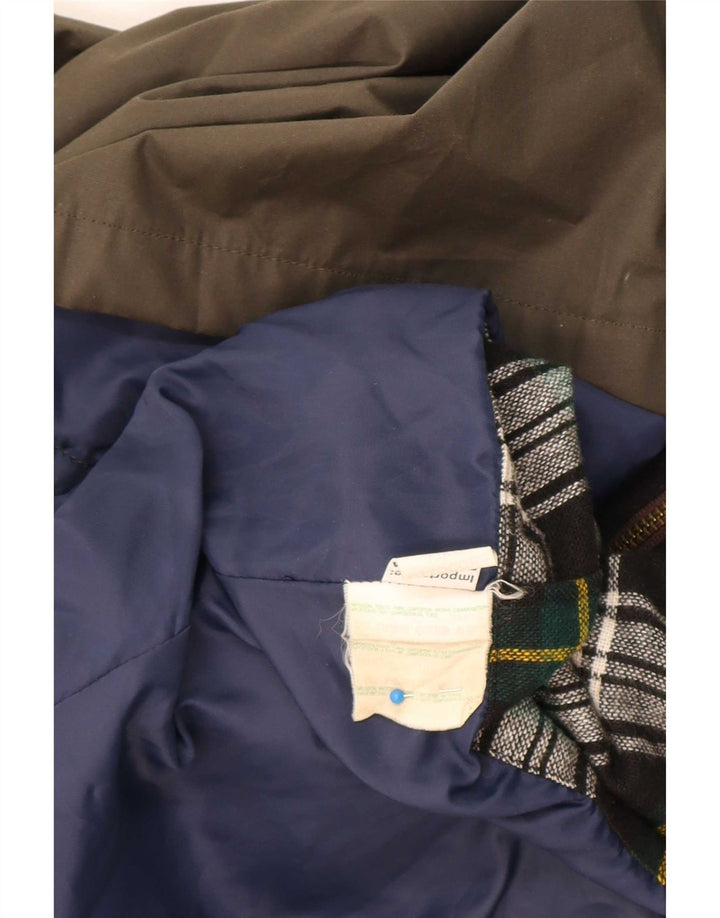 Giacca da uomo in cotone cerato Brugi UK 40 Large color kaki