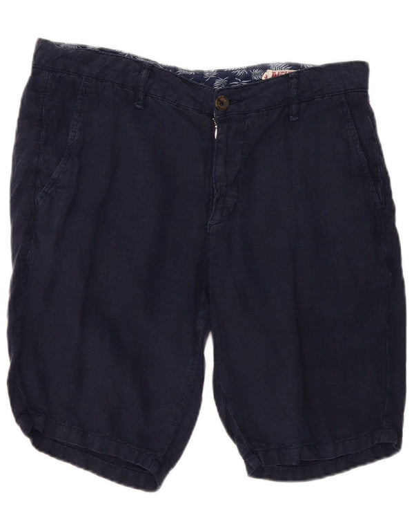 Pantaloncini chino da uomo Rifle medi W30 in cotone blu navy