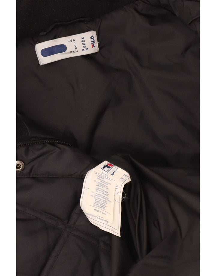 Gilet imbottito da donna Fila UK 14 medio nero poliestere