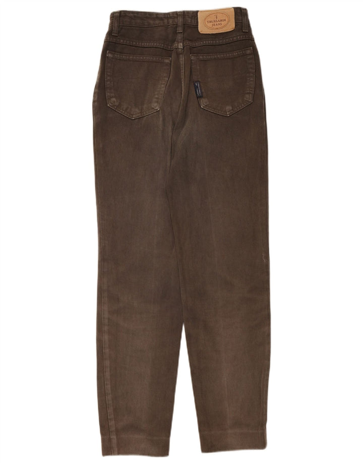 Jeans Trussardi Uomo Tapered IT 42 Medio W28 L28 Cotone Kaki