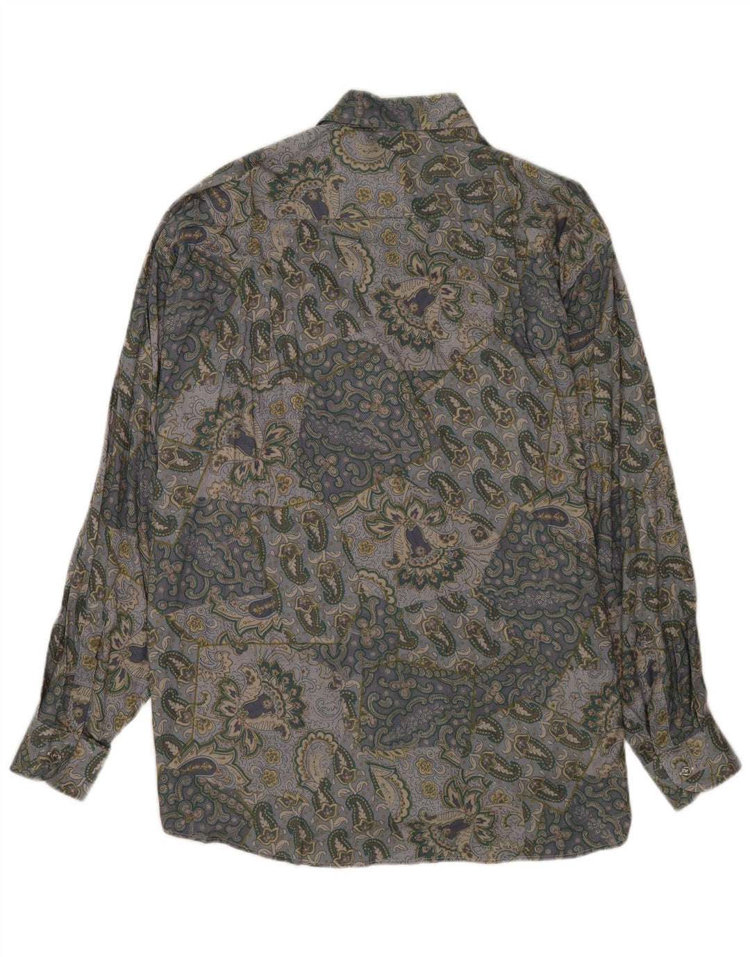 Camicia Uomo Gandolfi XL Viscosa Paisley Grigia