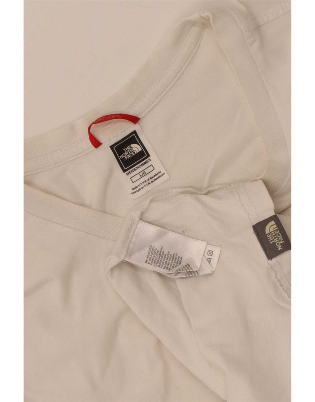T-shirt grafica da uomo The North Face Top grande in cotone bianco