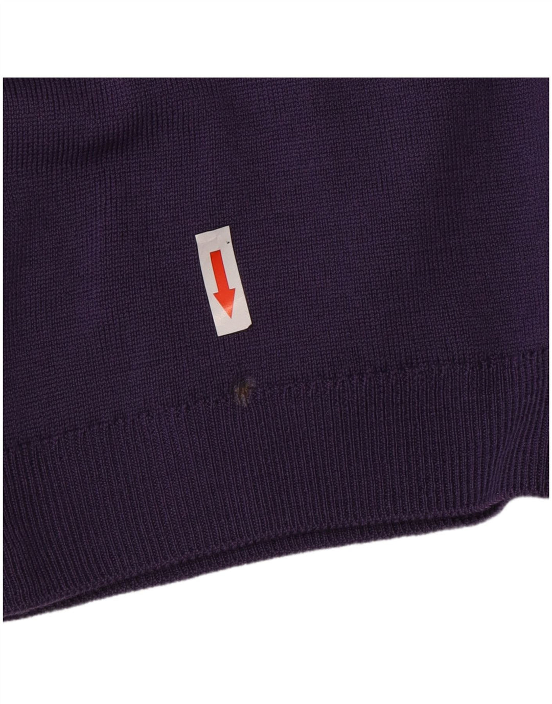 Maglione cardigan da donna classico UK 16 grande lana viola