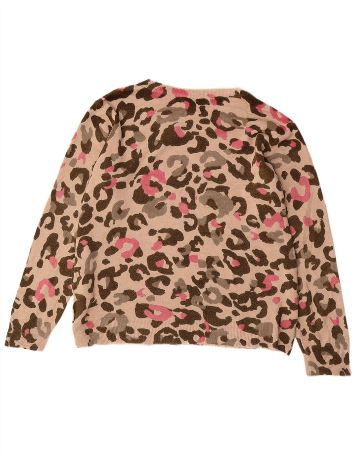Maglione maglione con scollo a barca da donna Marks & Spencer UK 16 grande Beige