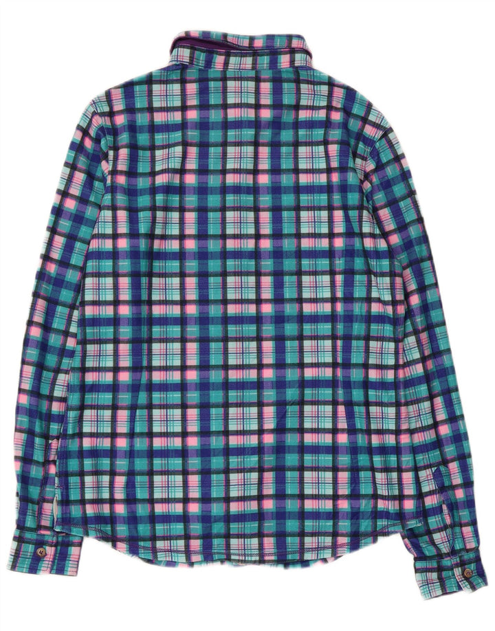 Camicia in flanella da donna BRUGI UK 14 grande quadri blu