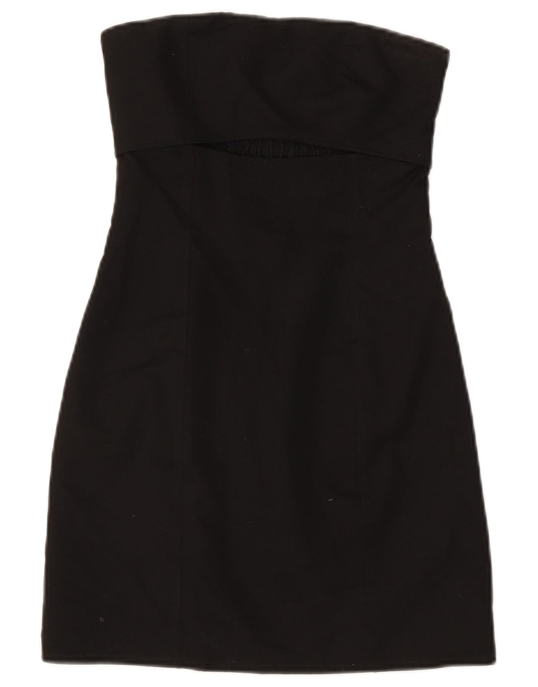 Abito senza spalline da donna Zara UK 4 XS poliestere nero
