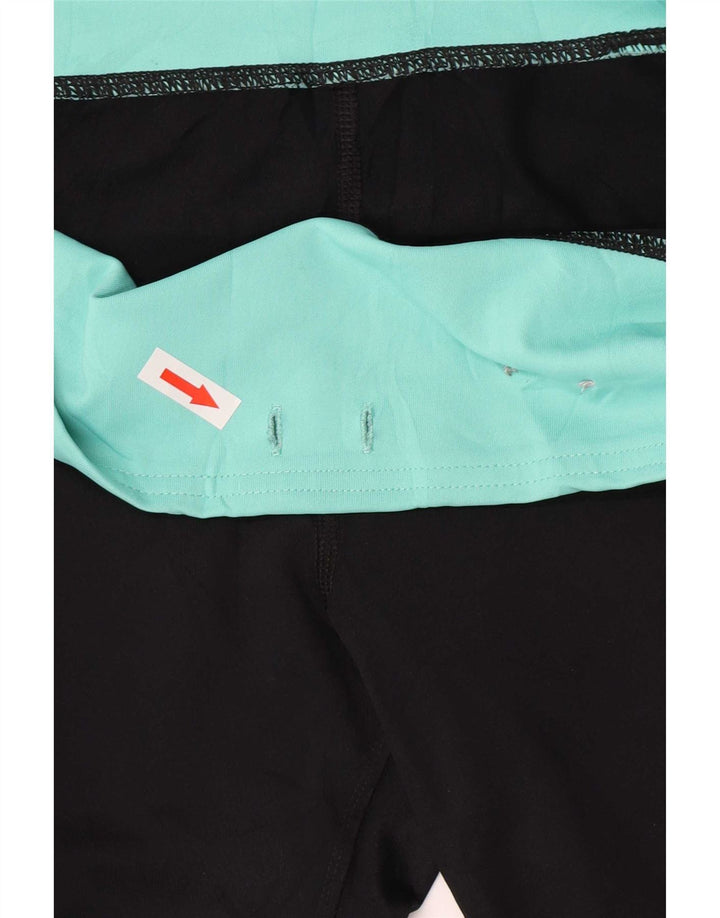 Fila Leggings Capri da donna UK 12 Medium Black Colourblock