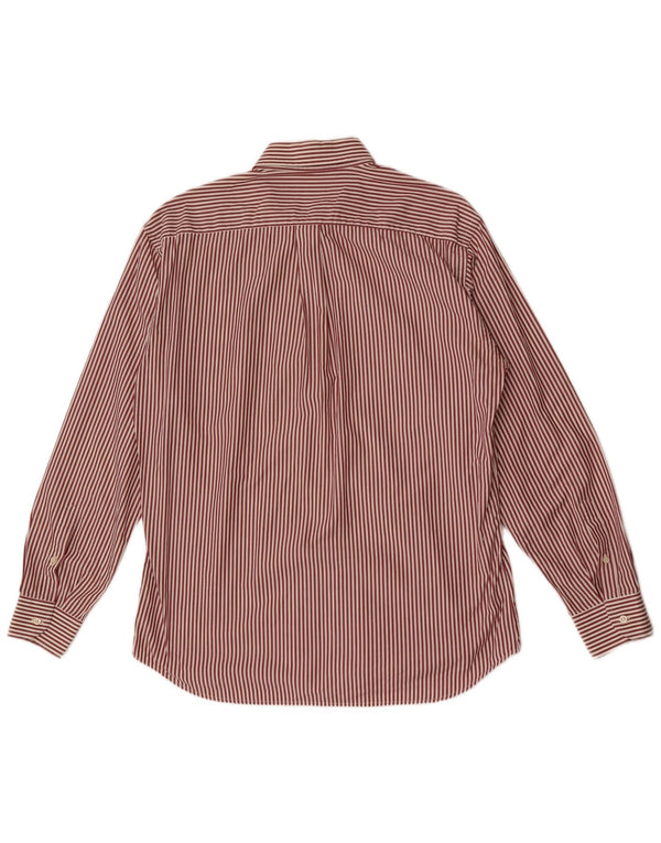 Camicia Uomo Navigare Large Gessata Rossa in Cotone