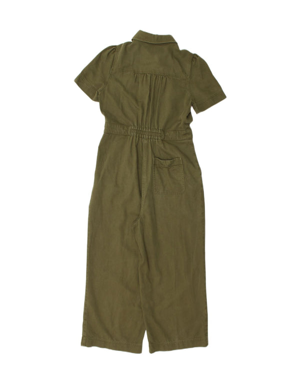 WHISTLES Womens Short Sleeve Jumpsuit UK 12 Medium Green