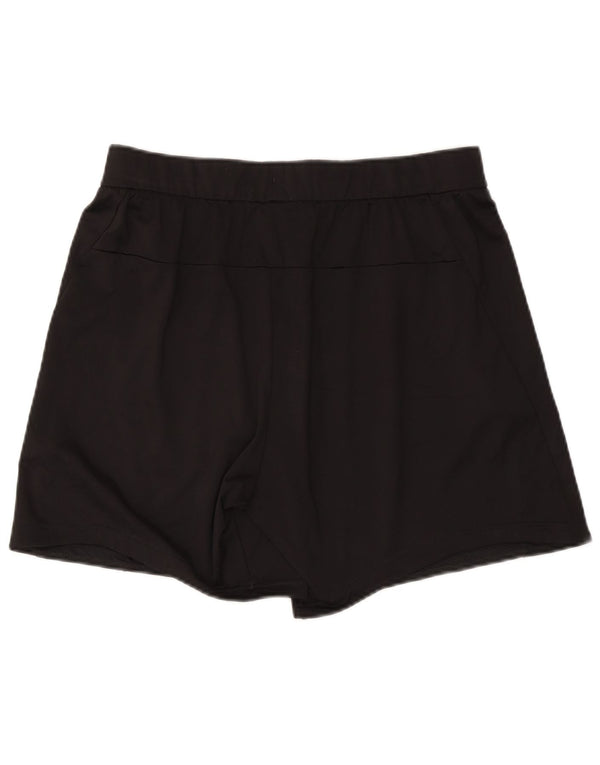 Pantaloncini sportivi da uomo Adidas grandi in poliestere nero