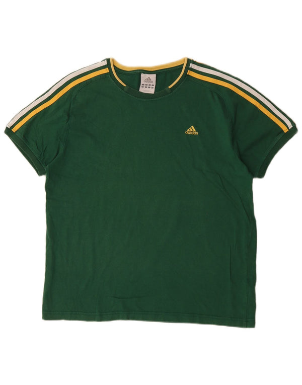 T-shirt da uomo ADIDAS Top UK 42/44 grande cotone verde