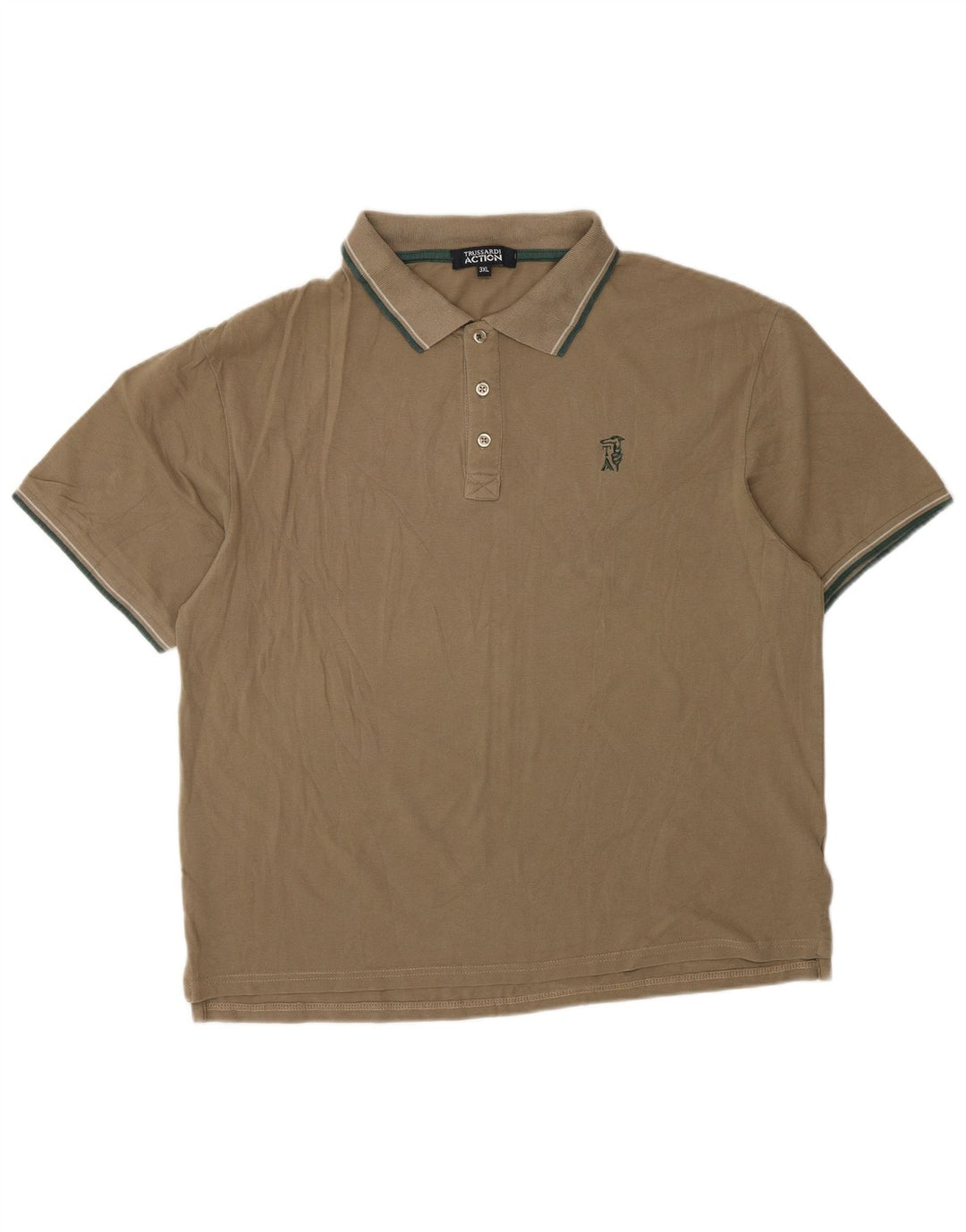 Polo Uomo TRUSSARDI 3XL Cotone Marrone