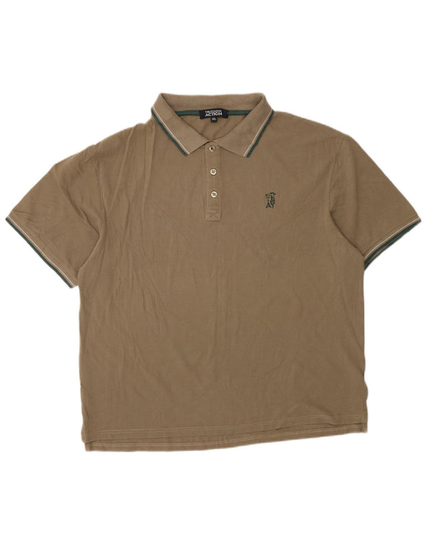 Polo Uomo TRUSSARDI 3XL Cotone Marrone