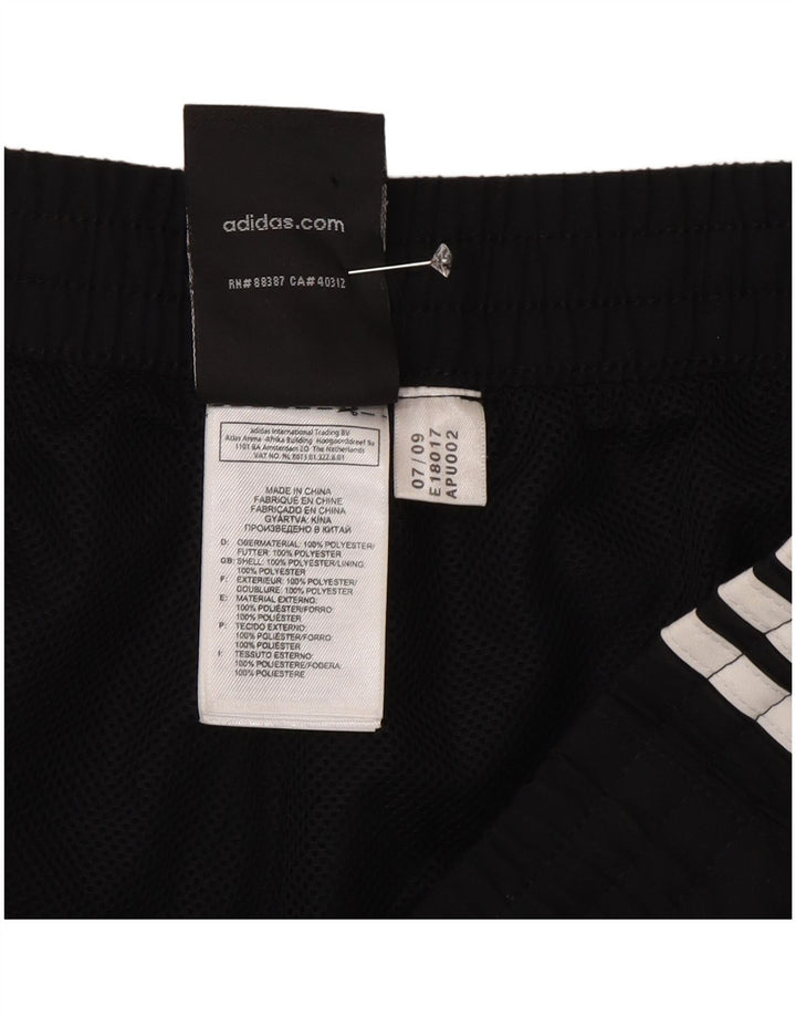 Pantaloncini sportivi da uomo Adidas grandi sportivi in poliestere nero