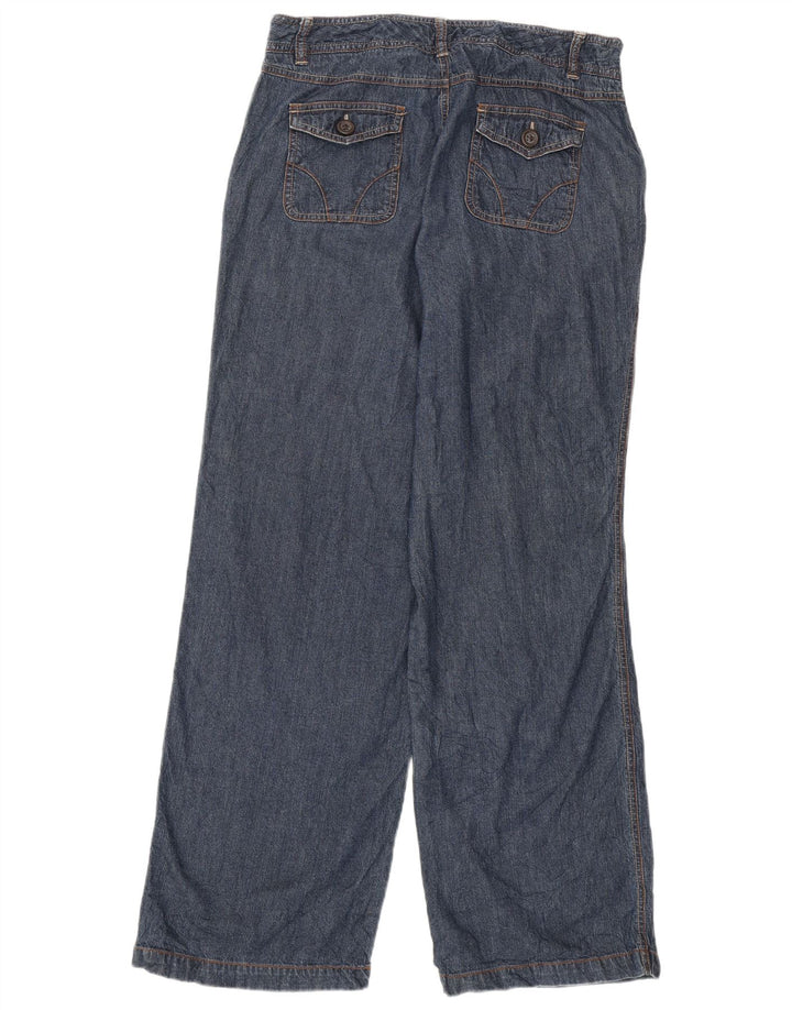 DOCKERS Jeans a gamba larga dalla vestibilità preferita da donna US 8 Medio W30 L31 Blu navy