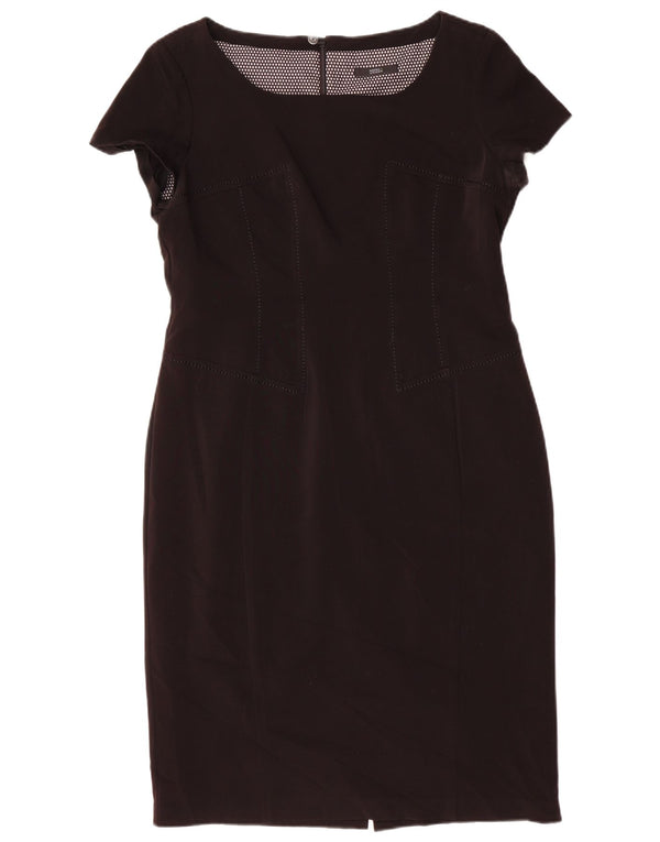 Marks & Spencer Abito tubino da donna UK 14 Large Nero Poliestere