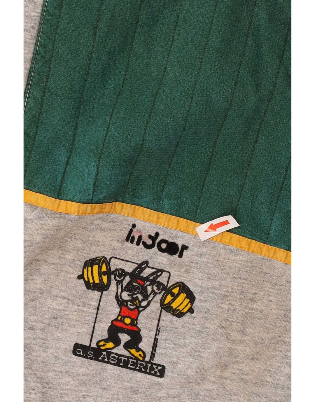 Giacca da ginnastica vintage da uomo senza maniche, grande color grigio