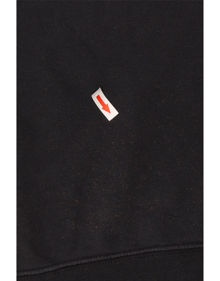 Felpa grafica Nike da uomo, maglione piccolo, cotone nero