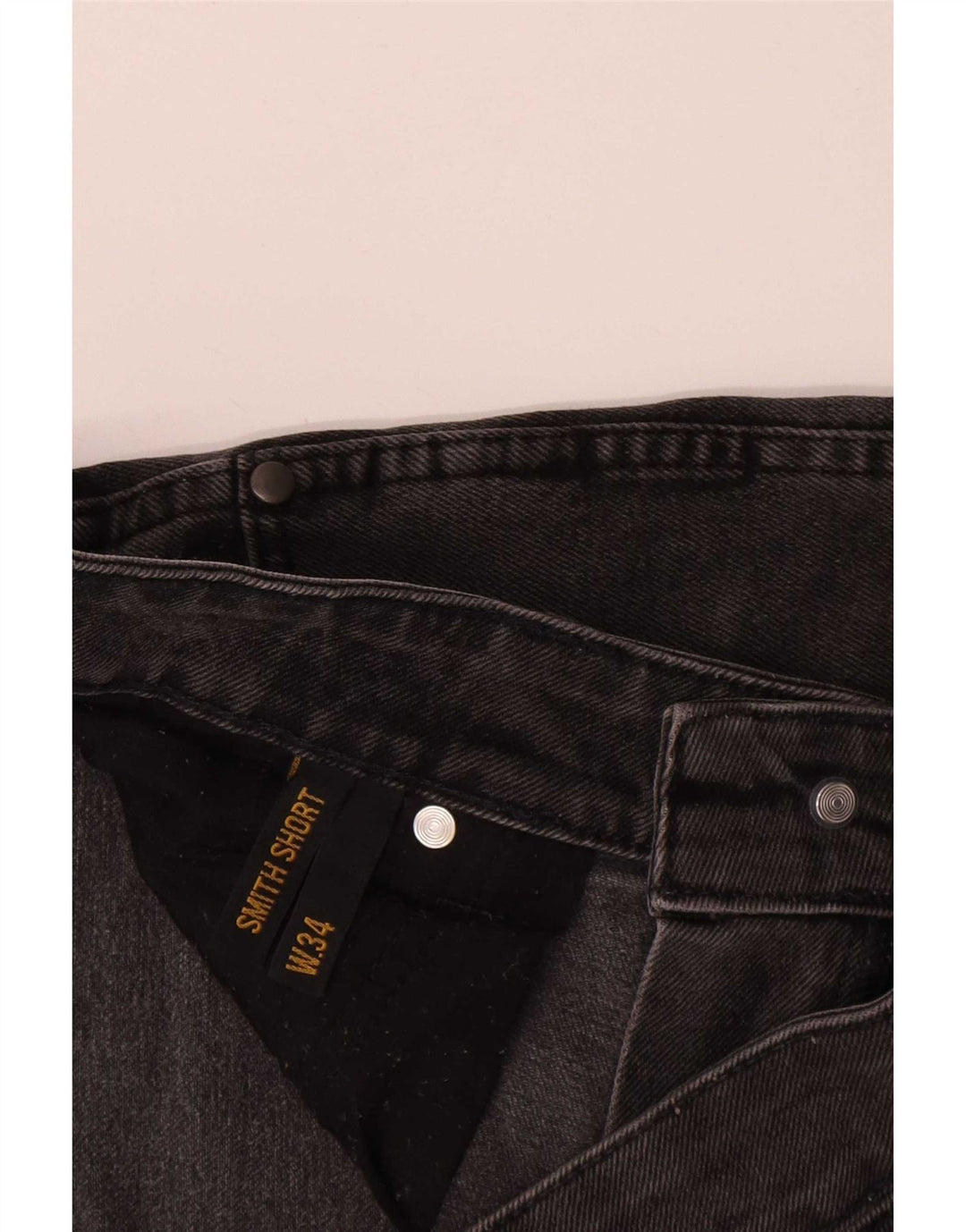 Pantaloncini di jeans da uomo Wrangler W34 grandi neri