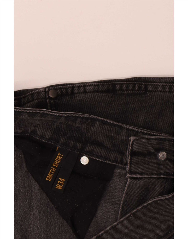 Pantaloncini di jeans da uomo Wrangler W34 grandi neri