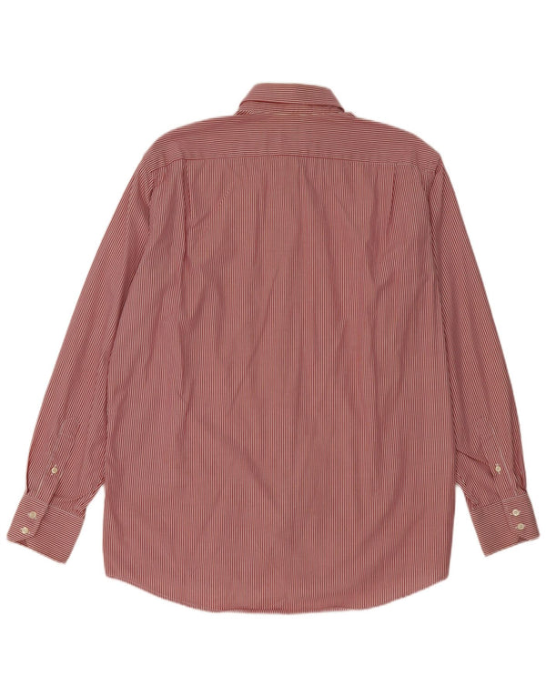 Camicia da uomo Lacoste taglia 42 grande cotone a righe rosse