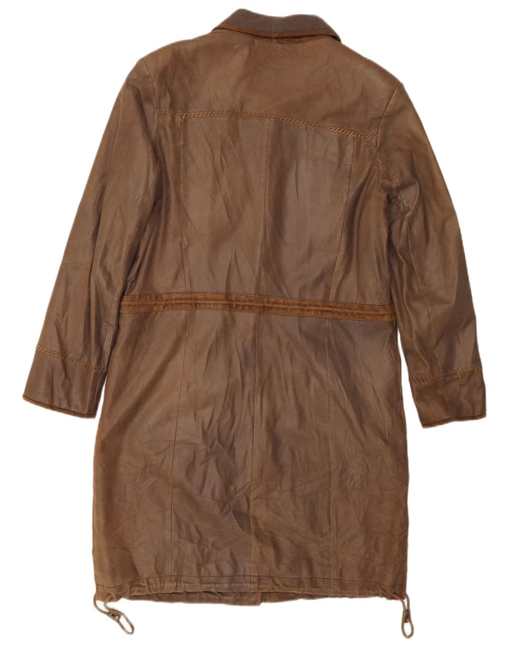 Cappotto In Pelle Donna Conbipel IT 46 Large Kaki