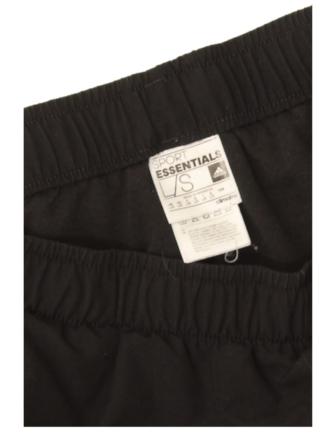 Pantaloni da tuta Adidas Climalite da uomo, pantaloni da jogging, grandi, in poliestere nero