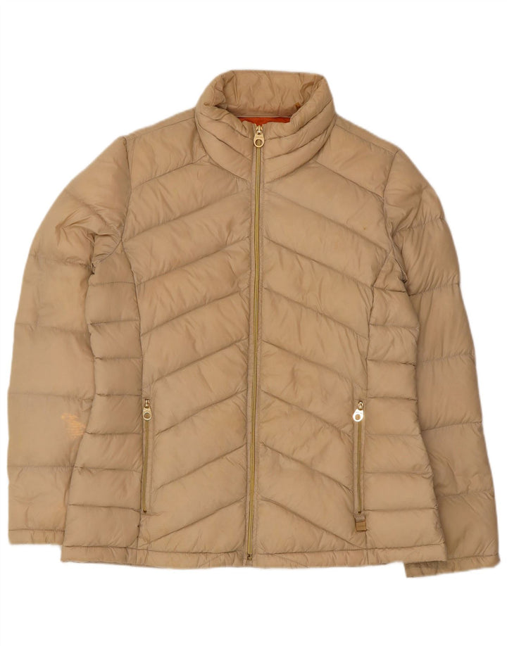 Giacca imbottita da donna Calvin Klein UK 14 Nylon beige medio