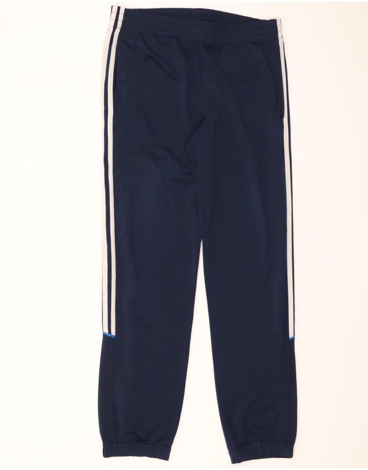 ADIDAS Mens Tracksuit Trousers Joggers UK 40/42 Medium Navy Blue Polyester Vintage Adidas and Second-Hand Adidas from Messina Hembry 