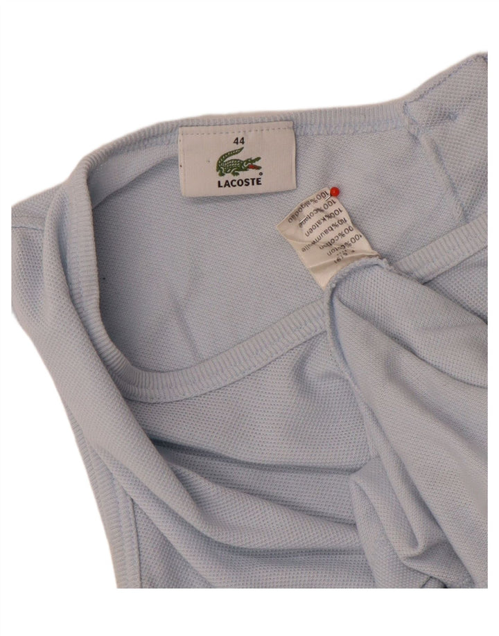 Canotta da donna Lacoste taglia 44 grande in cotone blu