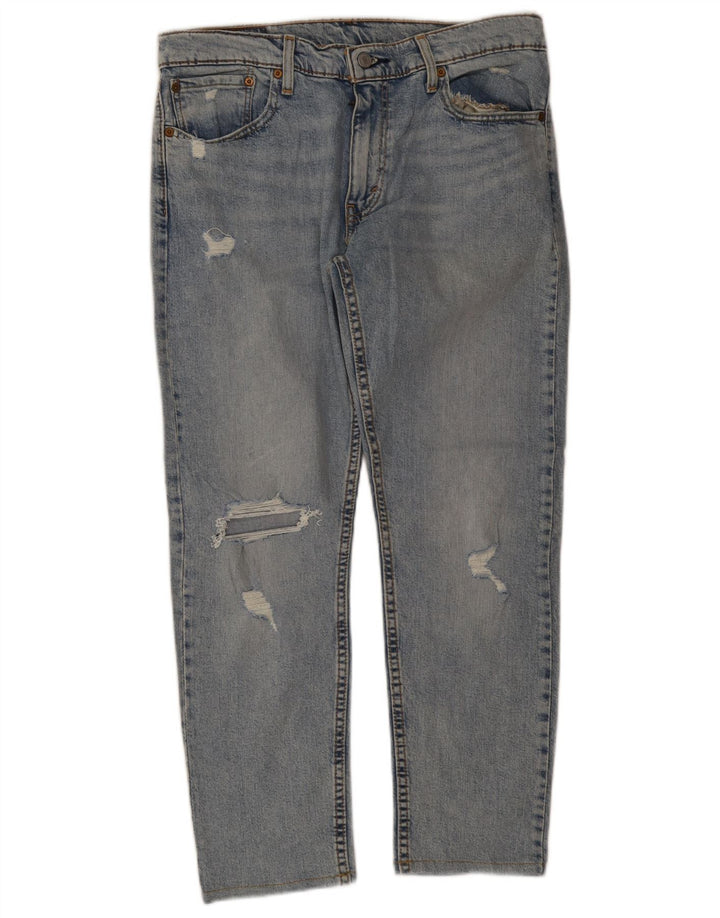 Levi's Uomo 512 Jeans affusolati slim effetto consumato W33 L27 Blu