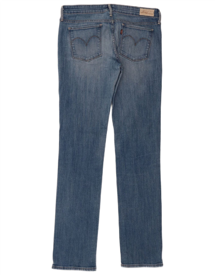 Jeans dritti con curvatura leggera da donna Levi's US 8 medio W29 L33 cotone blu