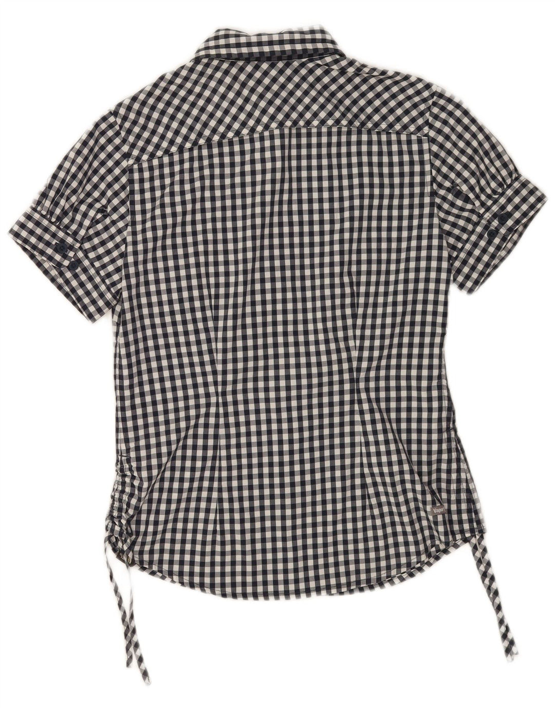 The North Face Camicia a maniche corte da donna Camicetta UK 12 Medium Black Check