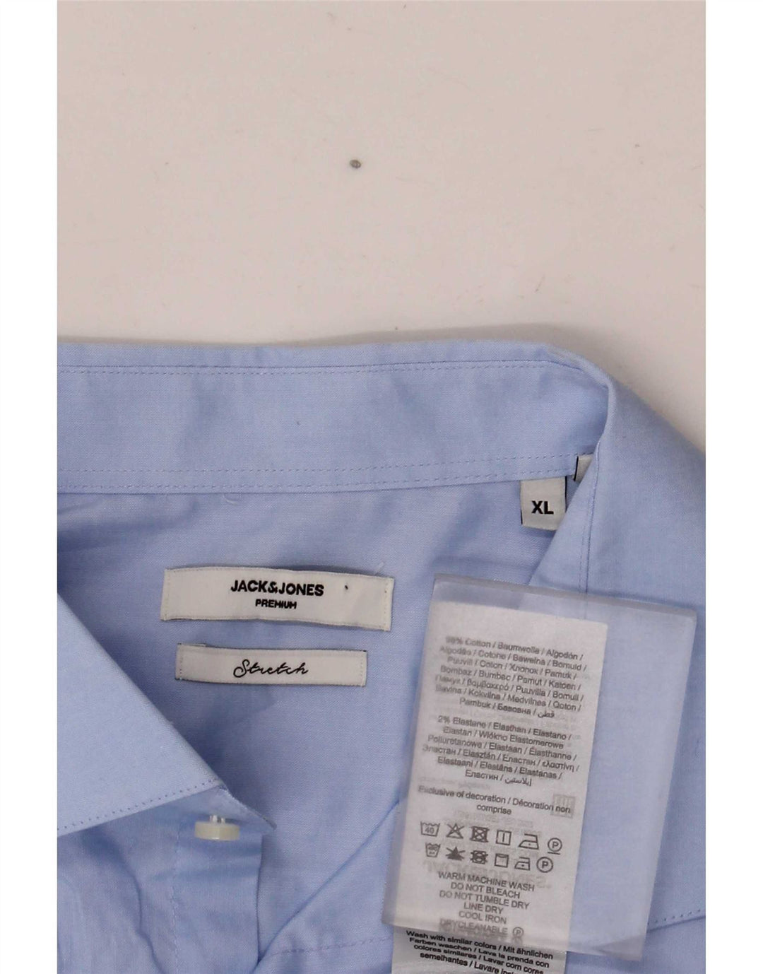Camicia da uomo Jack & Jones XL in cotone blu