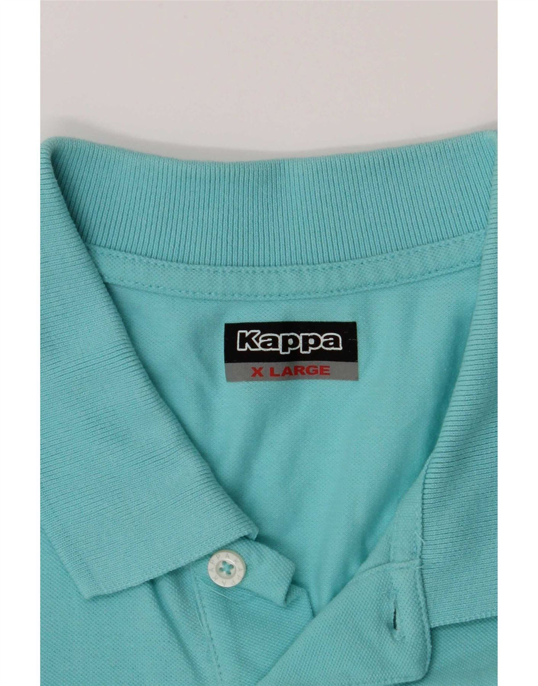 Polo Kappa Uomo XL Turchese Cotone