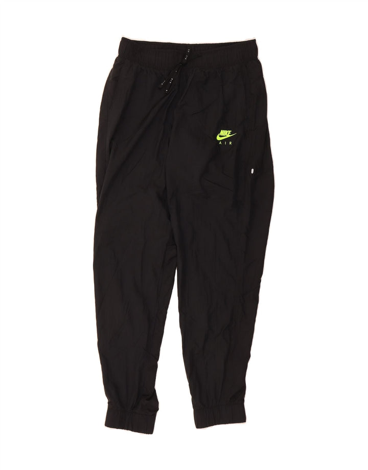 NIKE Womens Tracksuit Trousers Joggers UK 14 Medium  Black Nylon Vintage Nike and Second-Hand Nike from Messina Hembry 