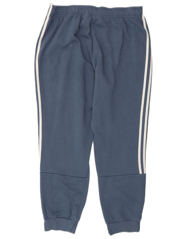 Pantaloni da tuta da uomo Adidas Joggers grandi in cotone blu navy