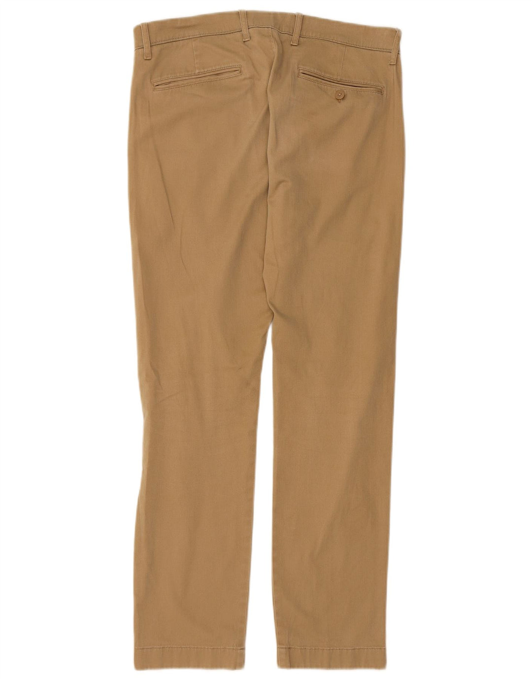 Pantaloni chino dritti da uomo J. CREW W31 L30 in cotone beige