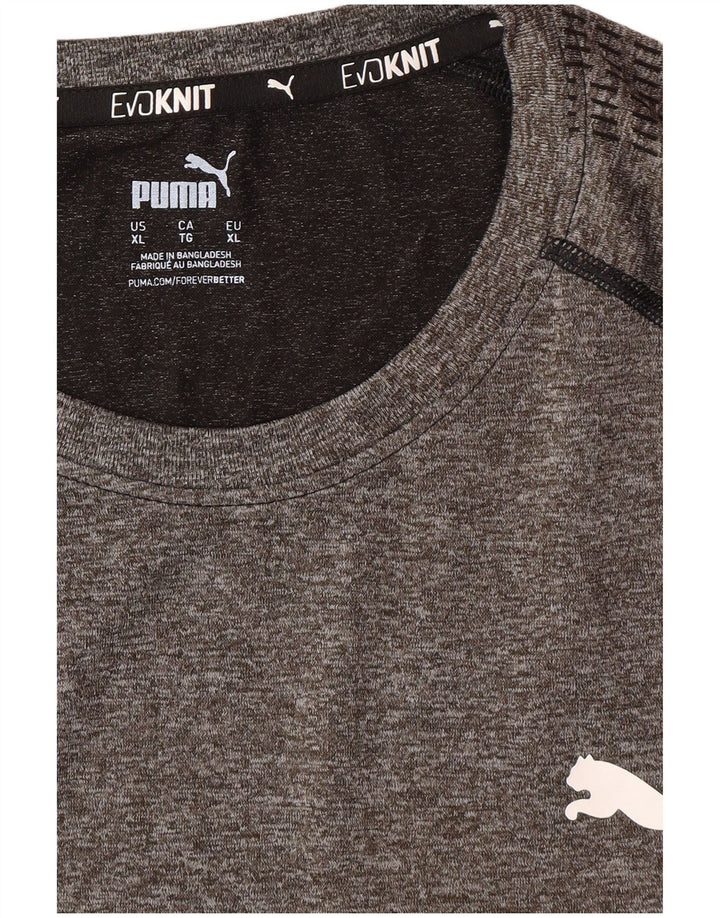 T-shirt PUMA da uomo XL XL grigia screziata