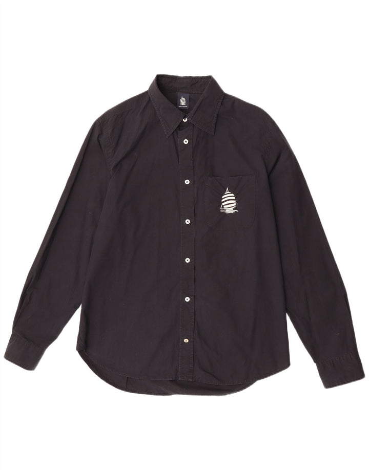 Camicia da uomo Marina Yachting taglia 42 grande cotone nero