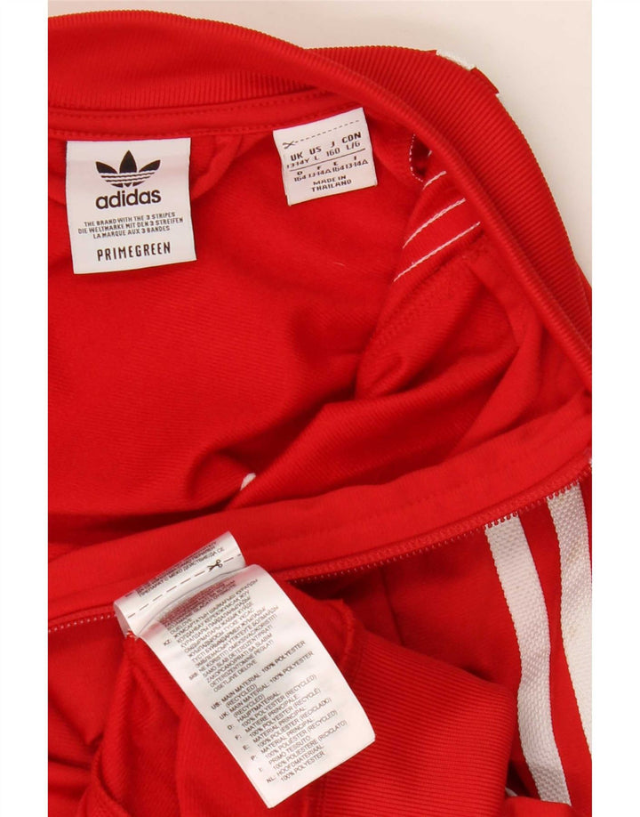 Giacca Top Tuta Adidas Bambina 13-14 Anni Poliestere Rosso