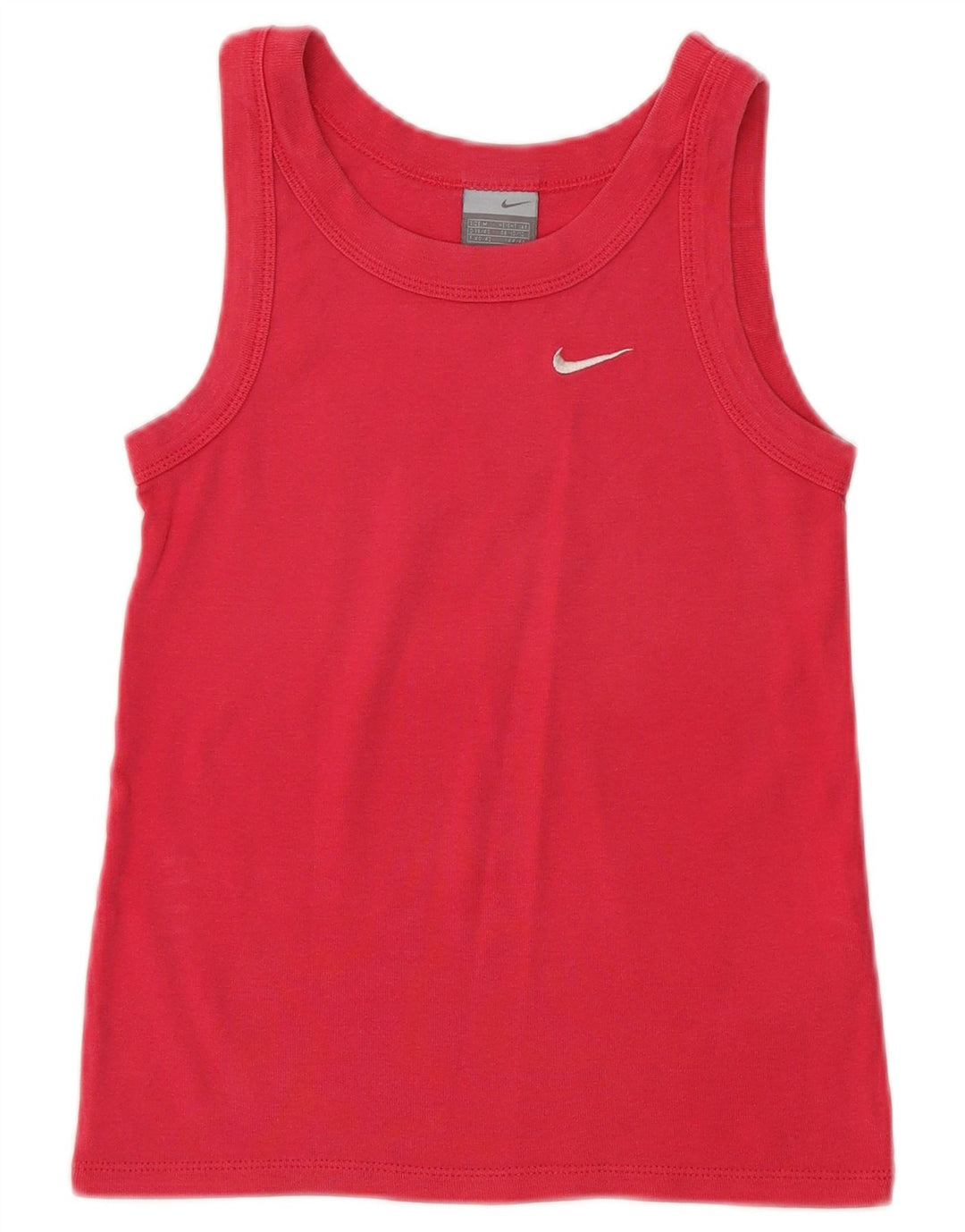 NIKE Womens Crop Vest Top UK 10/12 Medium Pink