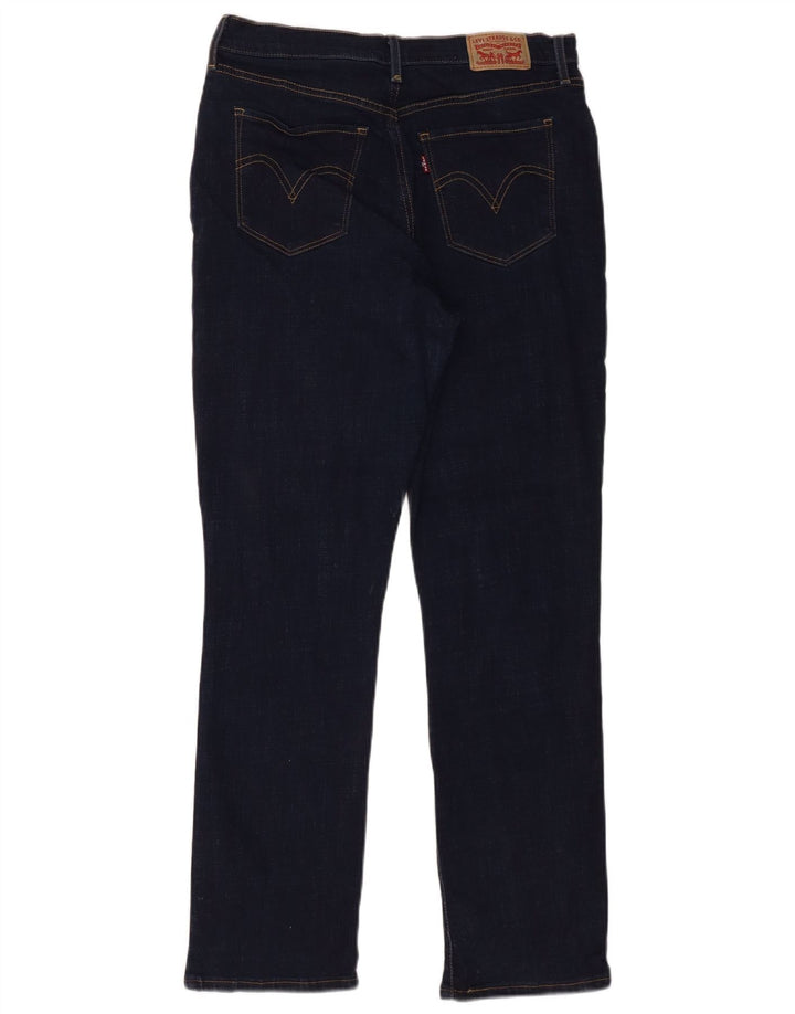 Levi's Jeans dritti da donna Classics US 10 Large W30 L30 Blu navy