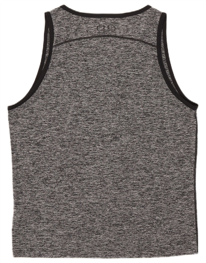 Canottiera Under Armour da uomo Heat Gear XL poliestere chiazzato grigio