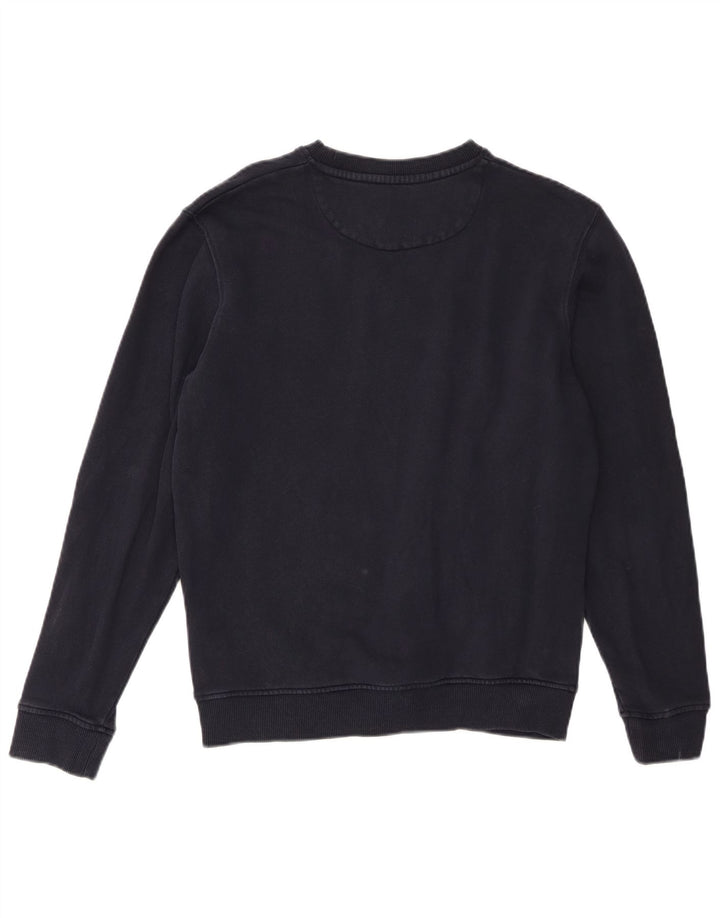 Lyle & Scott Felpa da uomo Maglione piccolo in cotone blu navy