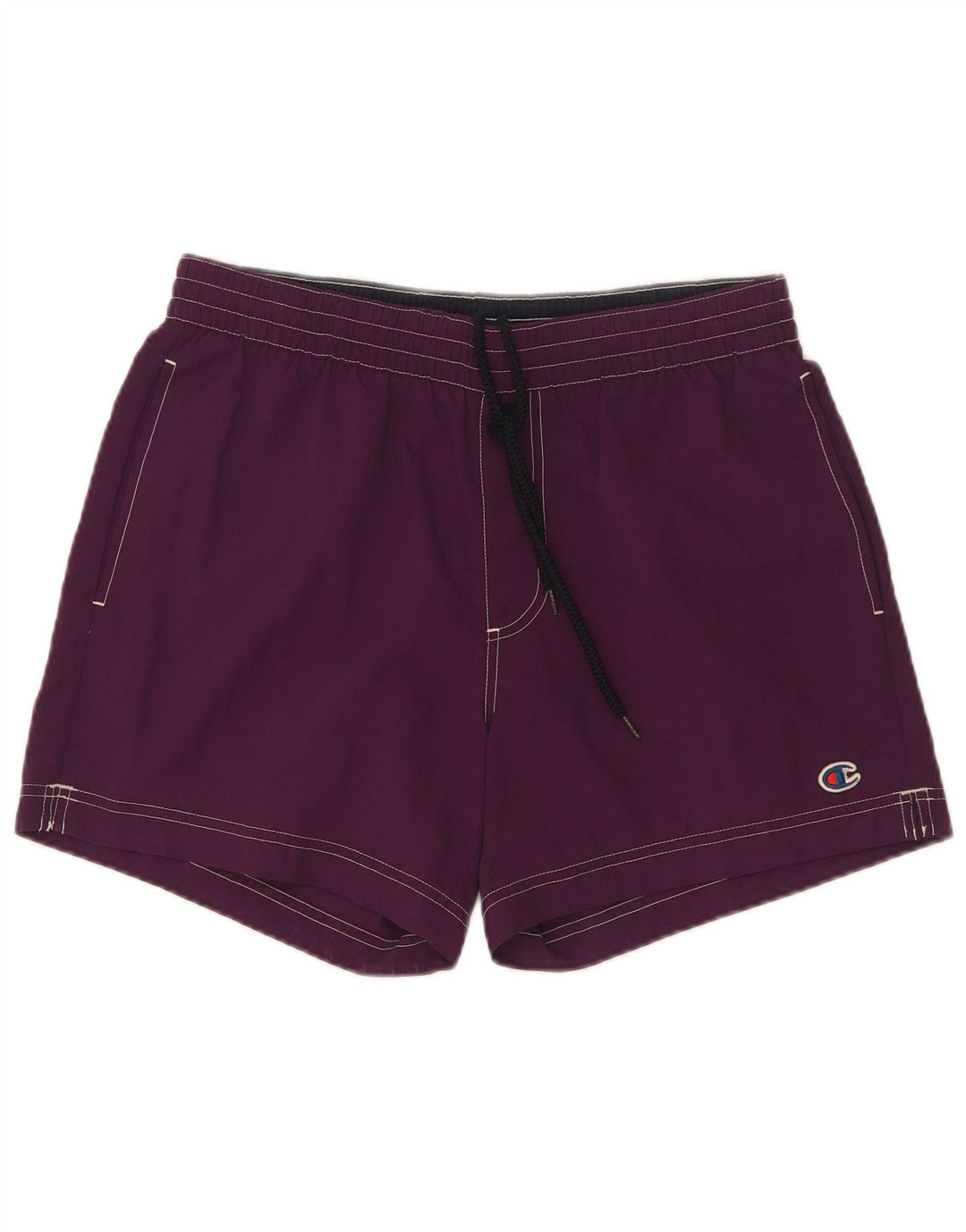Pantaloncini da bagno da donna Champion viola medio in poliammide