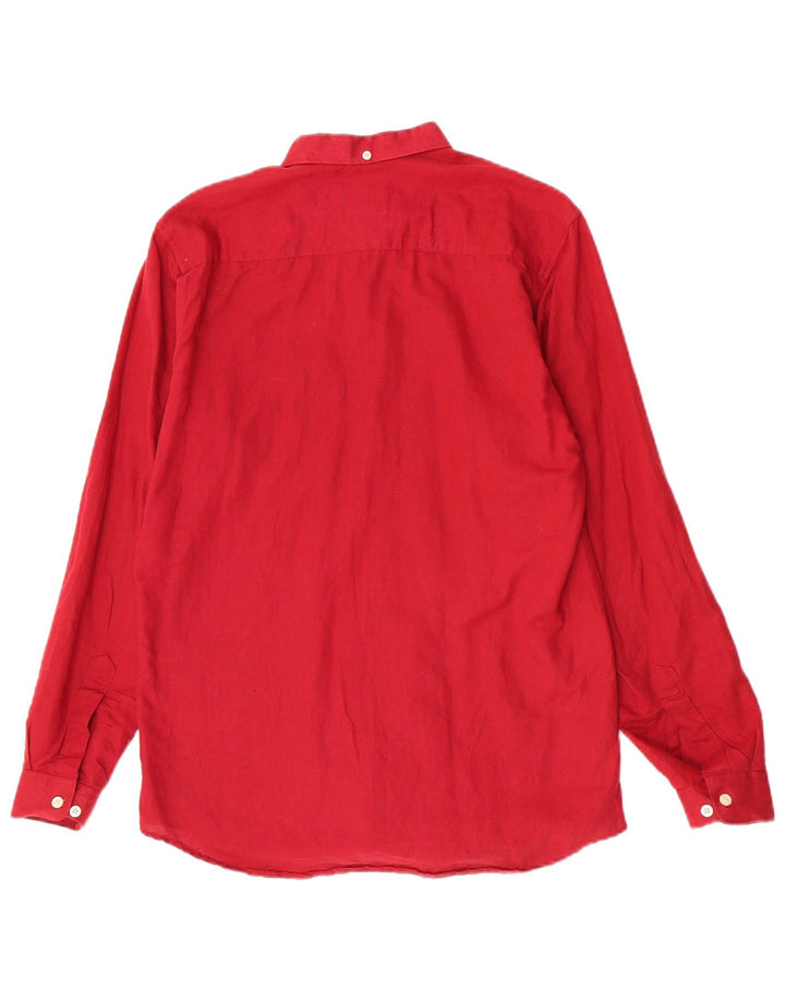 Camicia da uomo Gant rosso medio