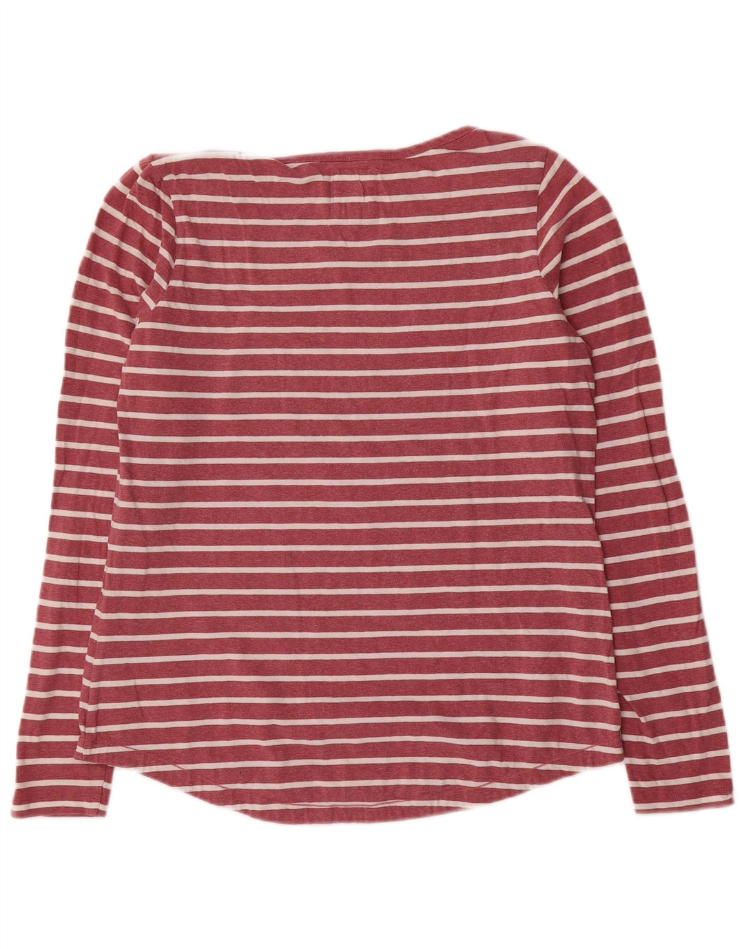 Fat Face Top da donna a maniche lunghe UK 10 Small Pink Striped